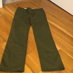 Boys gap green khaki pants size 14